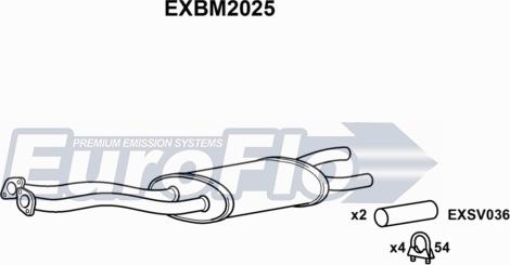 EuroFlo EXBM2025 - Tubo gas scarico autozon.pro