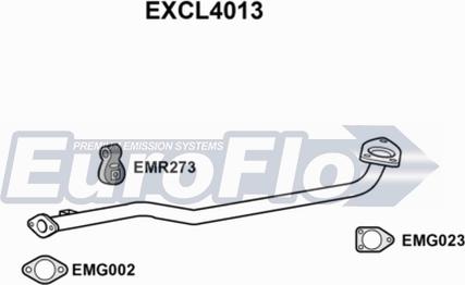 EuroFlo EXCL4013 - Tubo gas scarico autozon.pro