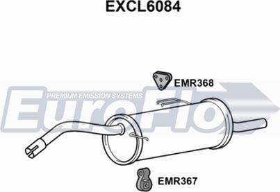 EuroFlo EXCL6084 - Silenziatore posteriore autozon.pro