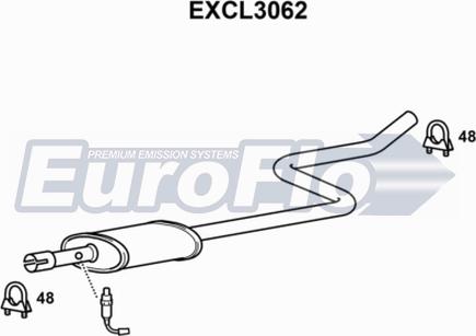 EuroFlo EXCL3062 - Silenziatore centrale autozon.pro