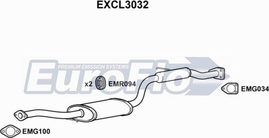 EuroFlo EXCL3032 - Silenziatore centrale autozon.pro