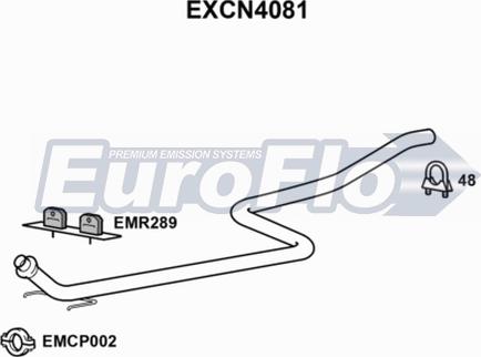 EuroFlo EXCN4081 - Tubo gas scarico autozon.pro