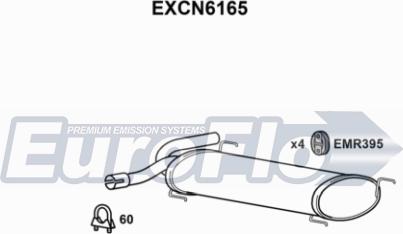 EuroFlo EXCN6165 - Silenziatore posteriore autozon.pro