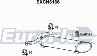 EuroFlo EXCN6166 - Silenziatore posteriore autozon.pro