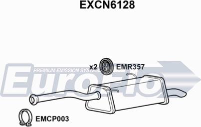 EuroFlo EXCN6128 - Silenziatore posteriore autozon.pro