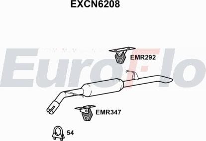 EuroFlo EXCN6208 - Silenziatore posteriore autozon.pro