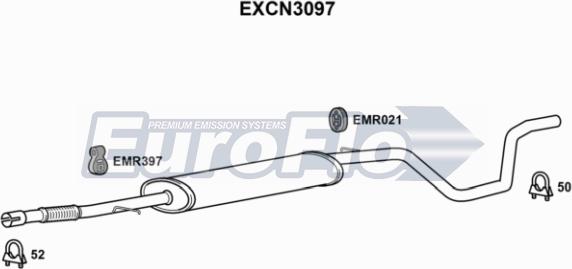 EuroFlo EXCN3097 - Silenziatore centrale autozon.pro