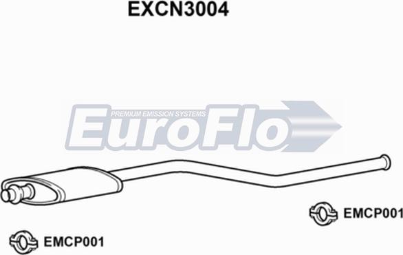 EuroFlo EXCN3004 - Silenziatore centrale autozon.pro