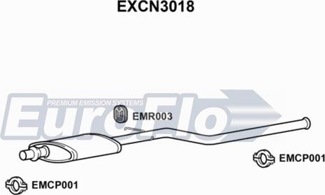 EuroFlo EXCN3018 - Silenziatore centrale autozon.pro