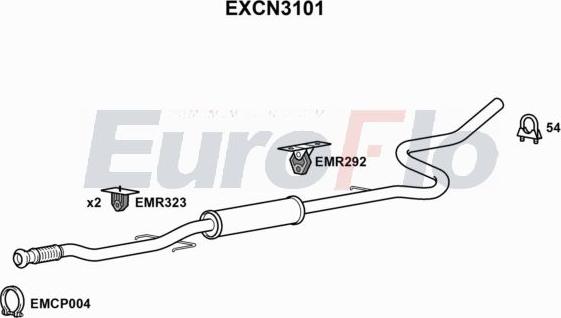 EuroFlo EXCN3101 - Silenziatore centrale autozon.pro