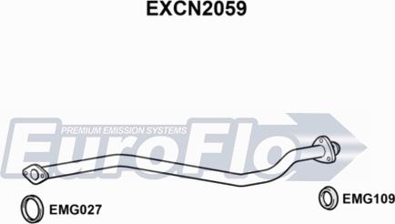 EuroFlo EXCN2059 - Tubo gas scarico autozon.pro