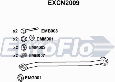 EuroFlo EXCN2009 - Tubo gas scarico autozon.pro