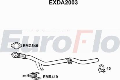 EuroFlo EXDA2003 - Tubo gas scarico autozon.pro