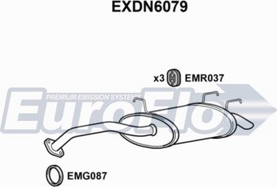 EuroFlo EXDN6079 - Silenziatore posteriore autozon.pro