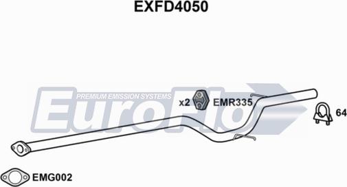 EuroFlo EXFD4050 - Tubo gas scarico autozon.pro