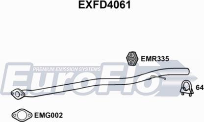 EuroFlo EXFD4061 - Tubo gas scarico autozon.pro