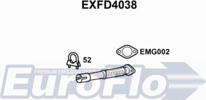 EuroFlo EXFD4038 - Tubo gas scarico autozon.pro