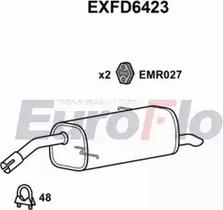 EuroFlo EXFD6423 - Silenziatore posteriore autozon.pro