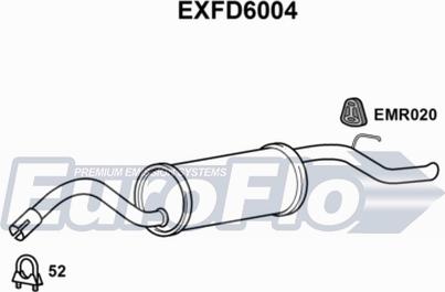 EuroFlo EXFD6004 - Silenziatore posteriore autozon.pro