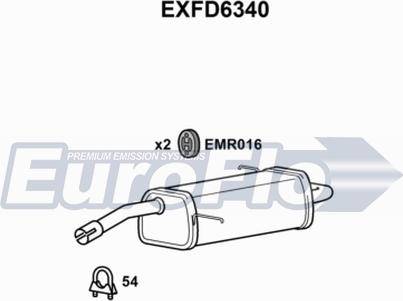 EuroFlo EXFD6340 - Silenziatore posteriore autozon.pro