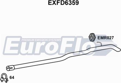 EuroFlo EXFD6359 - Terminale di scarico autozon.pro