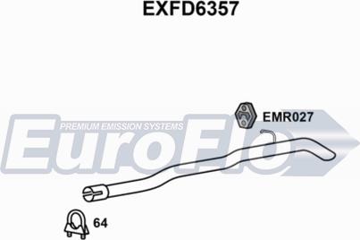 EuroFlo EXFD6357 - Terminale di scarico autozon.pro