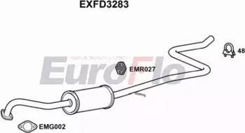 EuroFlo EXFD3283 - Silenziatore centrale autozon.pro