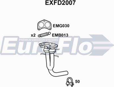 EuroFlo EXFD2007 - Tubo gas scarico autozon.pro