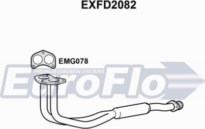 EuroFlo EXFD2082 - Tubo gas scarico autozon.pro