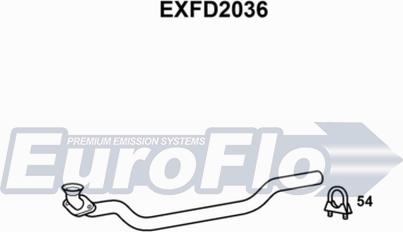 EuroFlo EXFD2036 - Tubo gas scarico autozon.pro