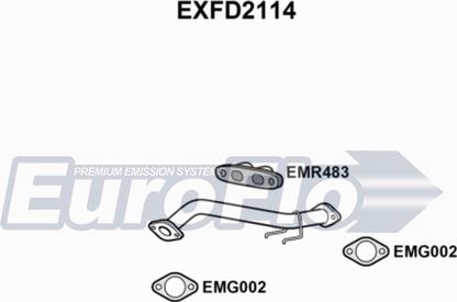 EuroFlo EXFD2114 - Tubo gas scarico autozon.pro