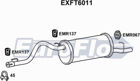 EuroFlo EXFT6011 - Silenziatore posteriore autozon.pro