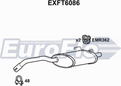 EuroFlo EXFT6086 - Silenziatore posteriore autozon.pro