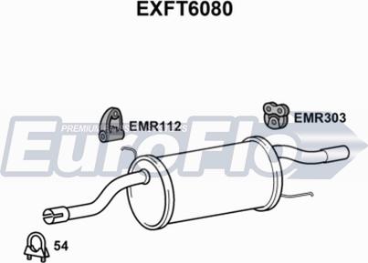 EuroFlo EXFT6080 - Silenziatore posteriore autozon.pro