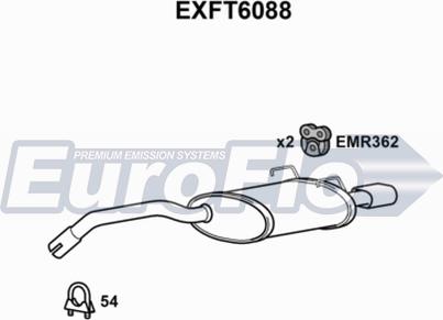 EuroFlo EXFT6088 - Silenziatore posteriore autozon.pro