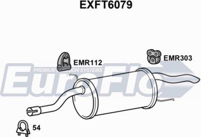 EuroFlo EXFT6079 - Silenziatore posteriore autozon.pro