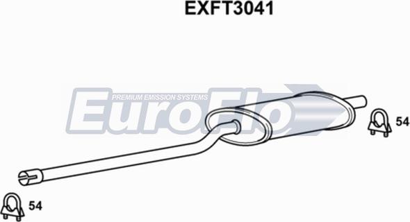 EuroFlo EXFT3041 - Silenziatore centrale autozon.pro