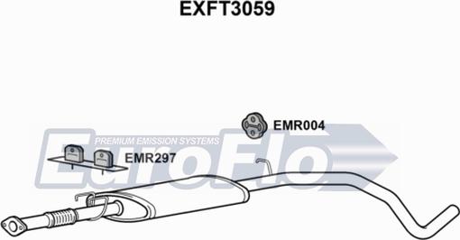 EuroFlo EXFT3059 - Silenziatore centrale autozon.pro