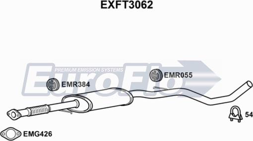 EuroFlo EXFT3062 - Silenziatore centrale autozon.pro