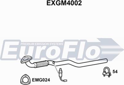 EuroFlo EXGM4002 - Tubo gas scarico autozon.pro