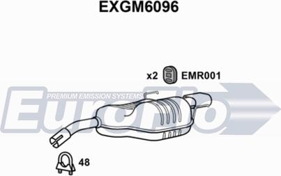 EuroFlo EXGM6096 - Silenziatore posteriore autozon.pro