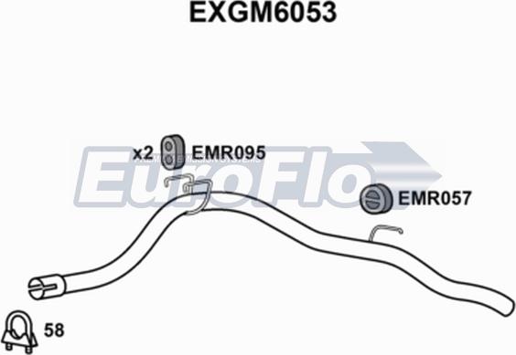 EuroFlo EXGM6053 - Terminale di scarico autozon.pro