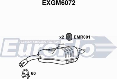 EuroFlo EXGM6072 - Silenziatore posteriore autozon.pro