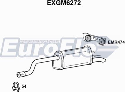 EuroFlo EXGM6272 - Silenziatore posteriore autozon.pro