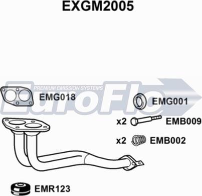 EuroFlo EXGM2005 - Tubo gas scarico autozon.pro