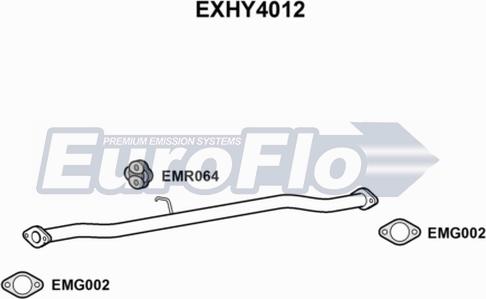 EuroFlo EXHY4012 - Tubo gas scarico autozon.pro