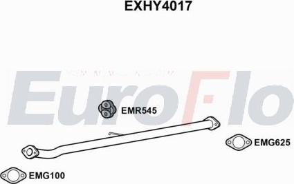 EuroFlo EXHY4017 - Tubo gas scarico autozon.pro