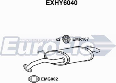 EuroFlo EXHY6040 - Silenziatore posteriore autozon.pro