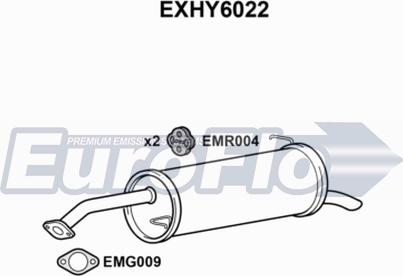 EuroFlo EXHY6022 - Silenziatore posteriore autozon.pro