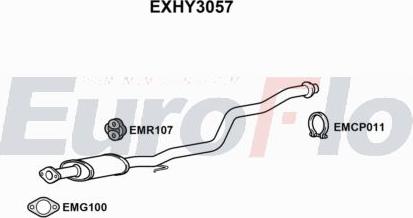 EuroFlo EXHY3057 - Silenziatore centrale autozon.pro